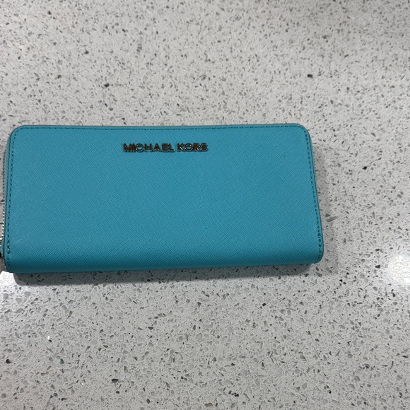 Michael Kors Handbags - Michael Kors Turquoise Wallet